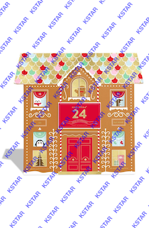 Advent Calendar with 24 Drawers