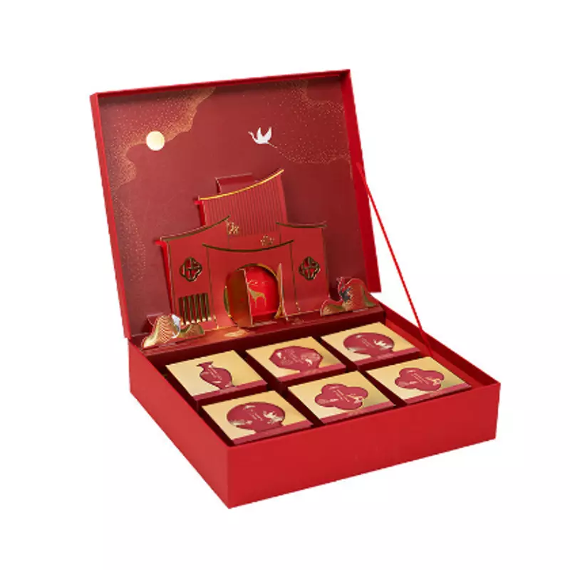 3D pop-up moon cake packaging box