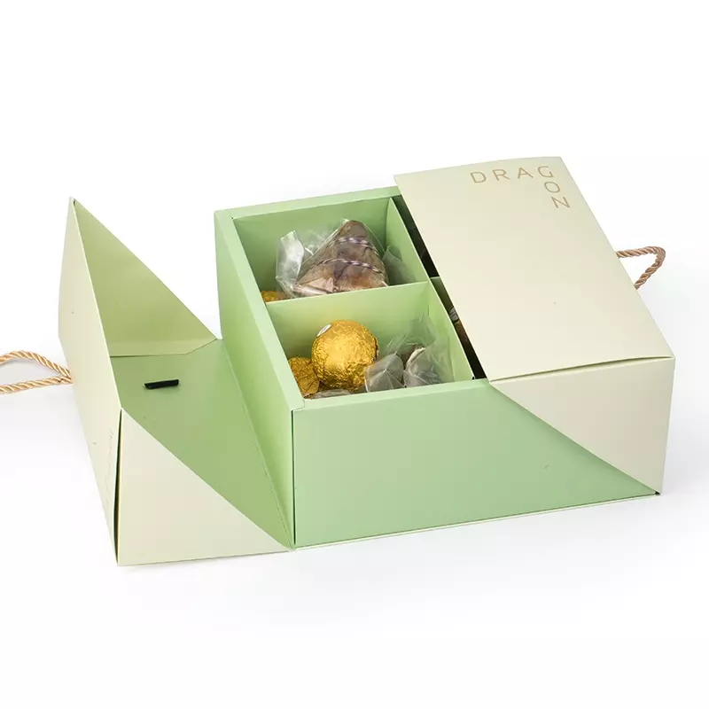 Double door folding box for candy