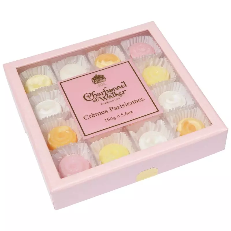 Small cake packaging box with top window