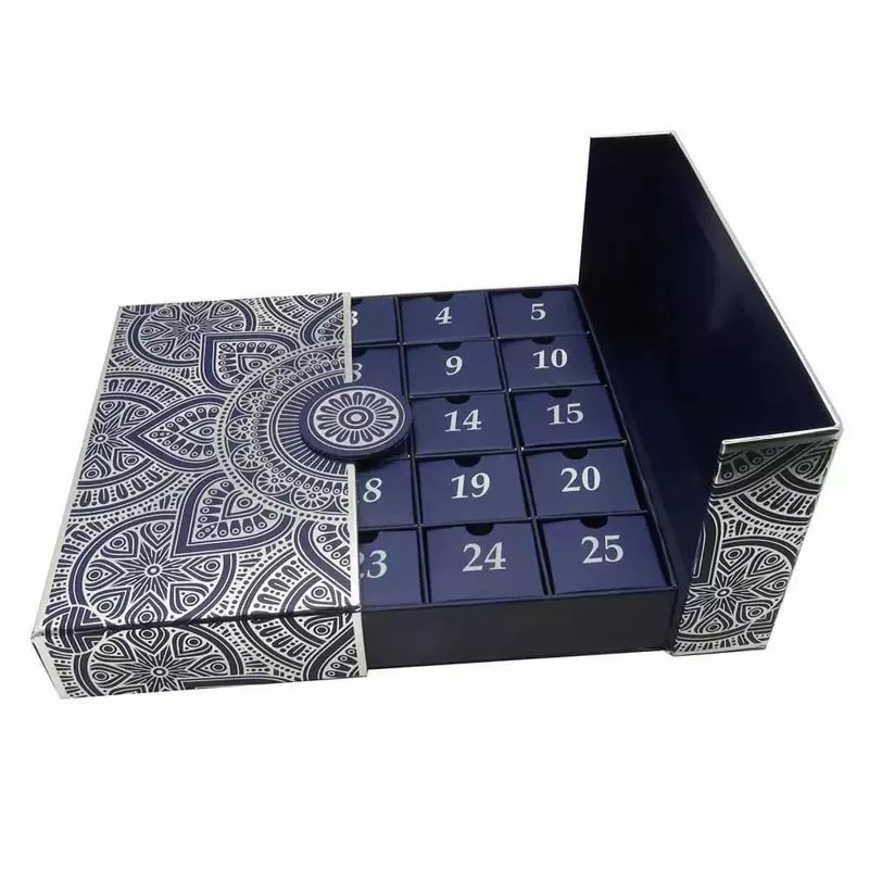 Calendar candy box with double door