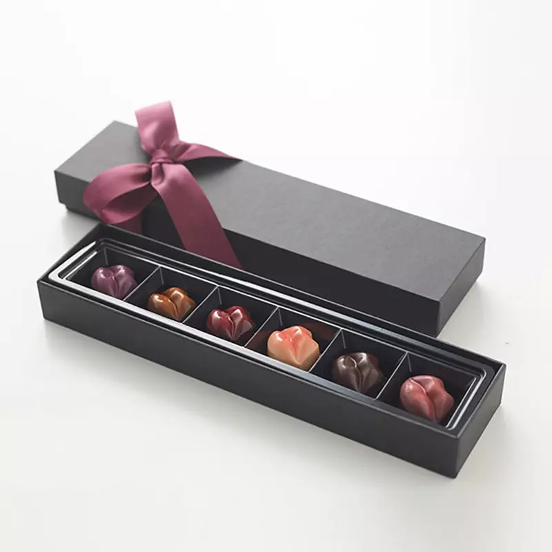 Hot sale chocolate paper box with tray