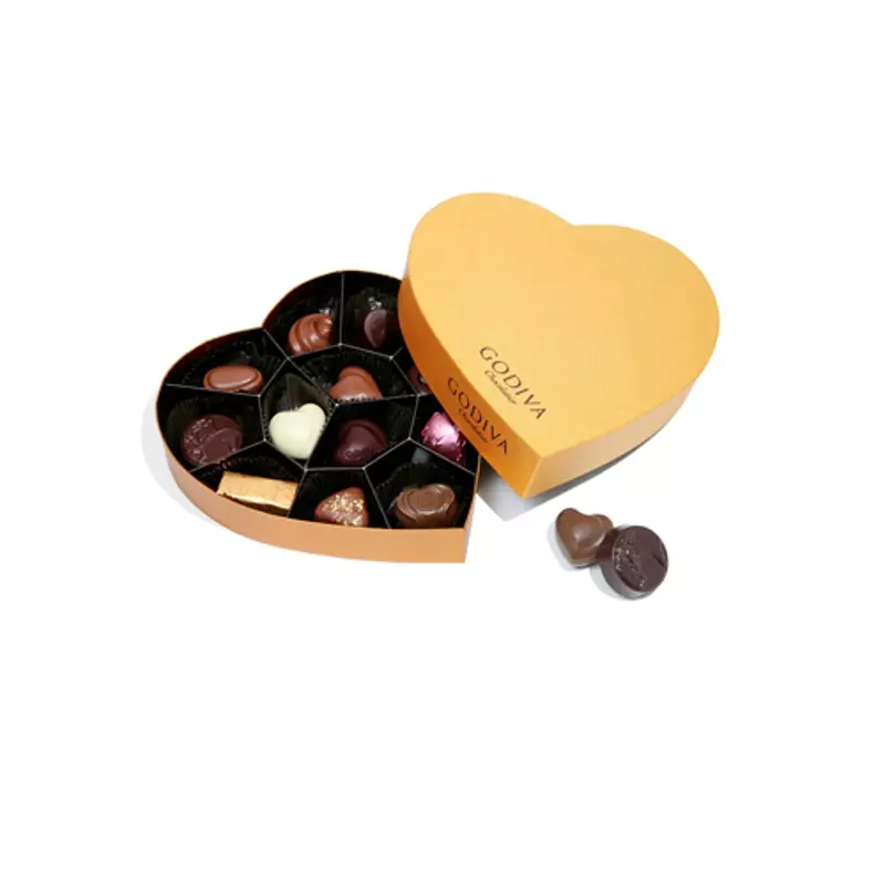 Heart chocolate paper box