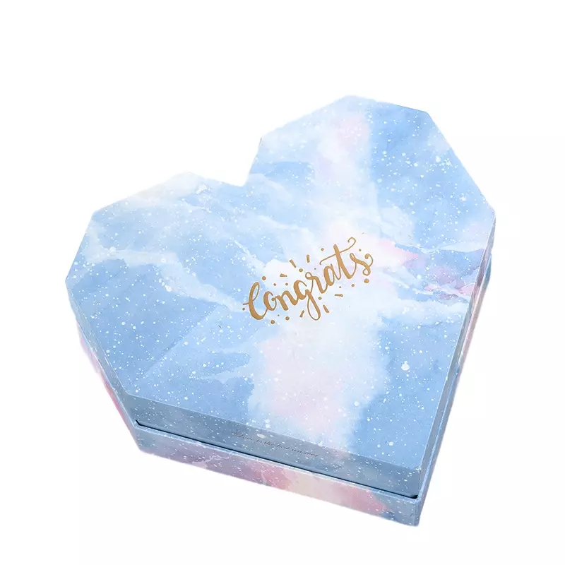 Heart shape chocolate packaging box
