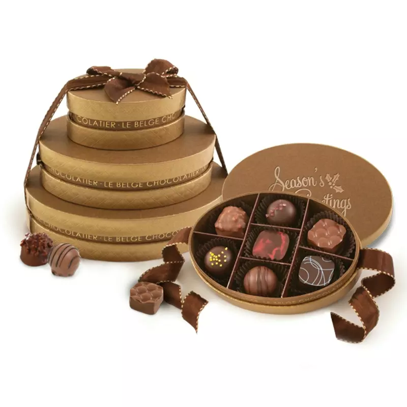 Oval chocolate box set