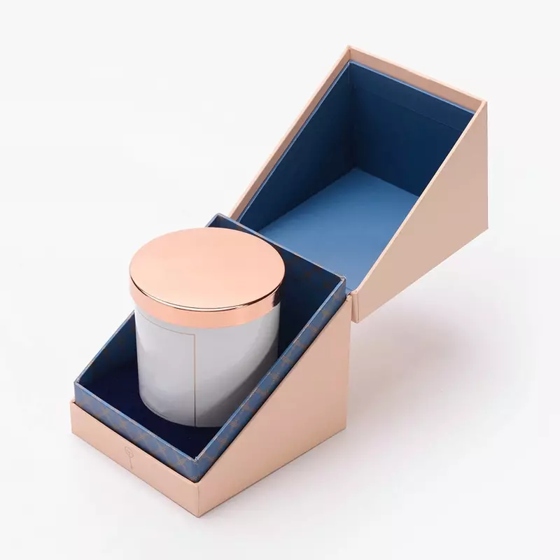 Candle packaging box with printing
