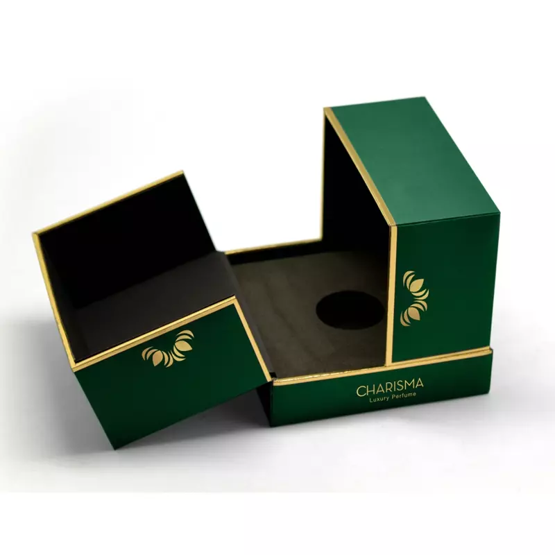Magnet double door perfume packaging box