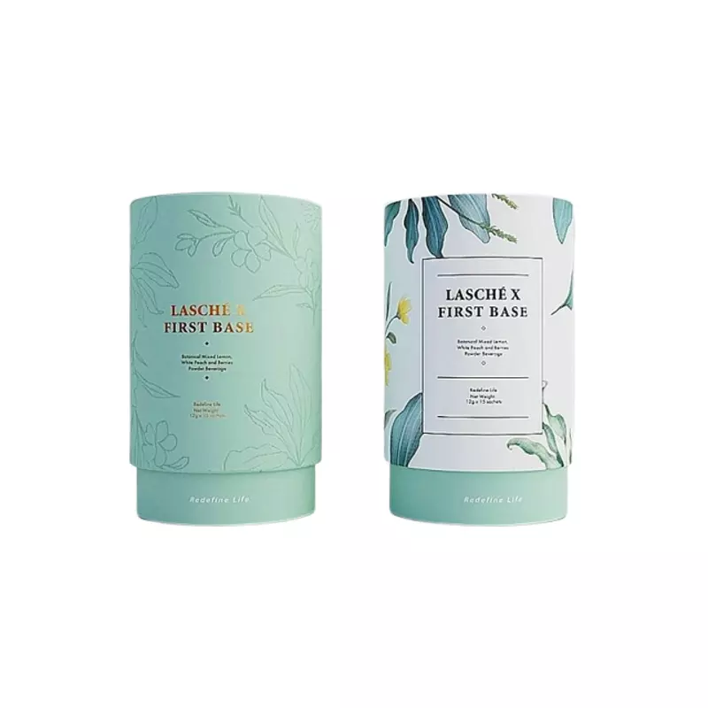 Paper tube perfume paper box