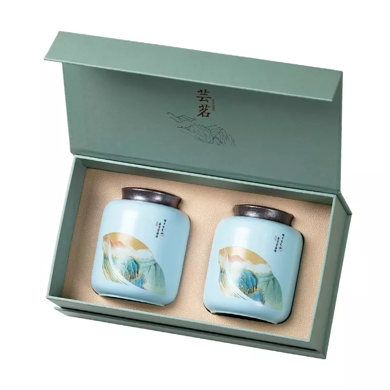 Magnet tea box with insert